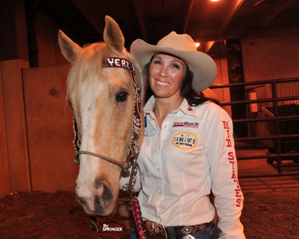 Natalie Foutch won the 22nd Performance at the Ft. Worth Rodeo.
