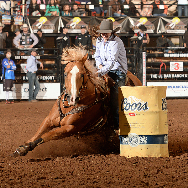 Megan Williams won fifth in the average which was worth $3,334, plus $12,500 in the Cinch Shoot-Out.