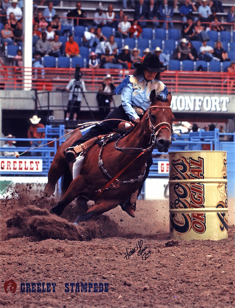 Martha Josey and Orange Smash at the 1998 National Finals Rodeo