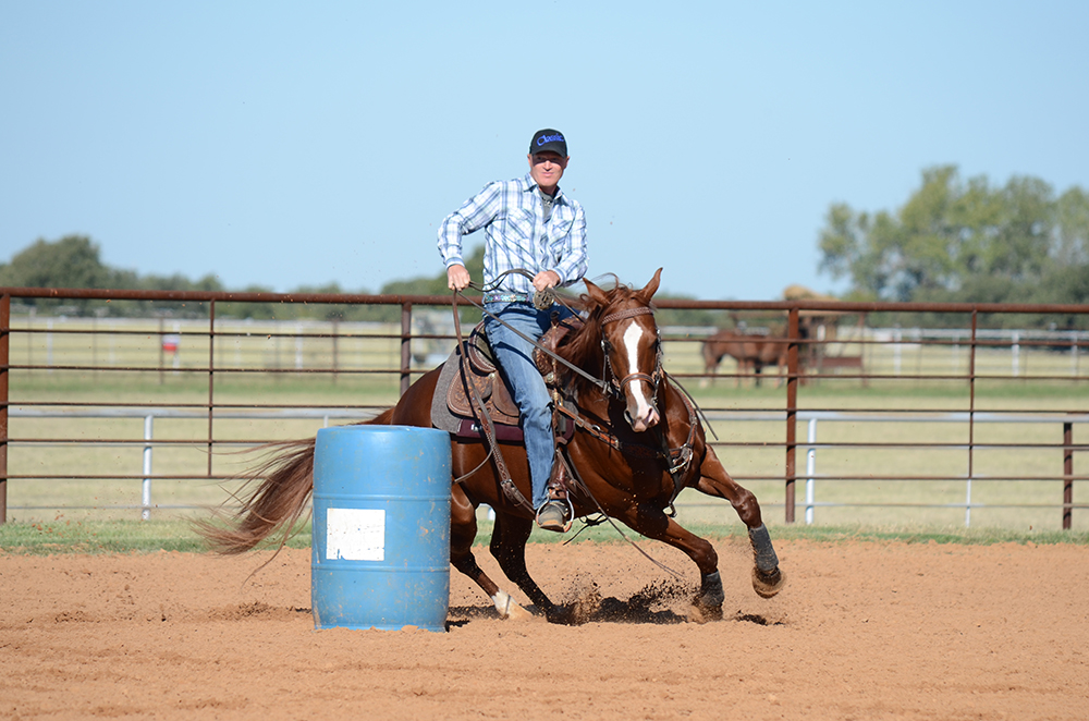 Through precise repetition, the horse learns to carry himself through the turn in a balanced way.