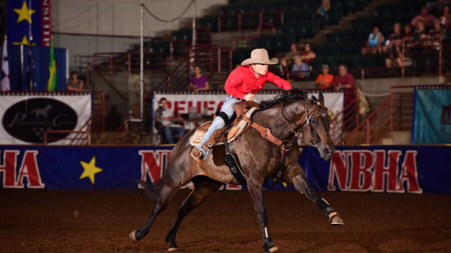 Michael Duffie NBHA Youth World round two winner. Photo by Phifer Photography