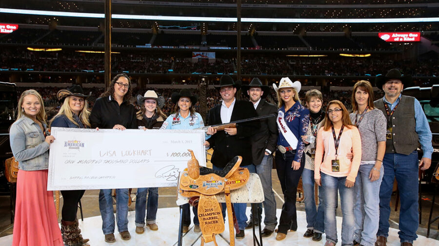 2015 American Rodeo Barrel Racing Champion Lisa Lockhart