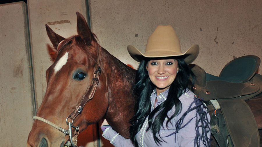 The Jim Warner hackamore was part of Fallon Taylor’s Cinderella story with Flo-Jo, but the slipper didn’t fit Babyflo.