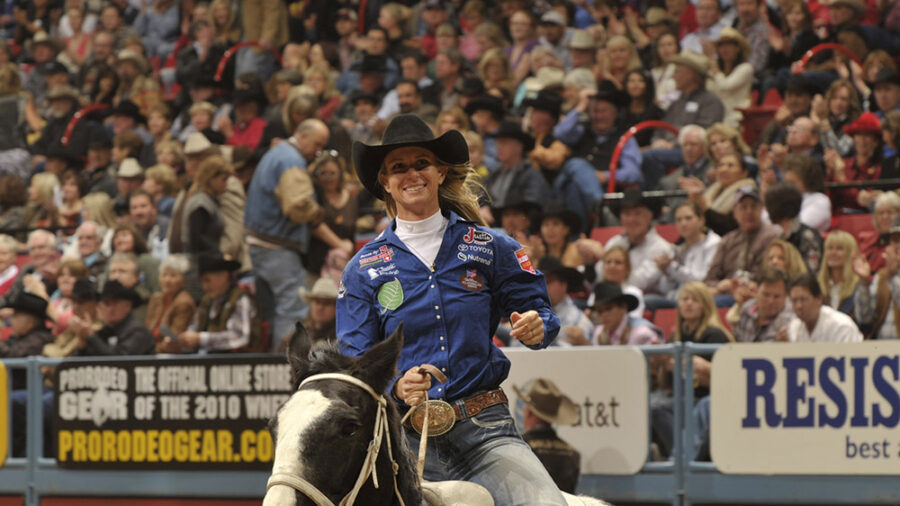 Women’s Professional Rodeo Association World Champion Sherry Cervi. Photo by Mike Copeman.