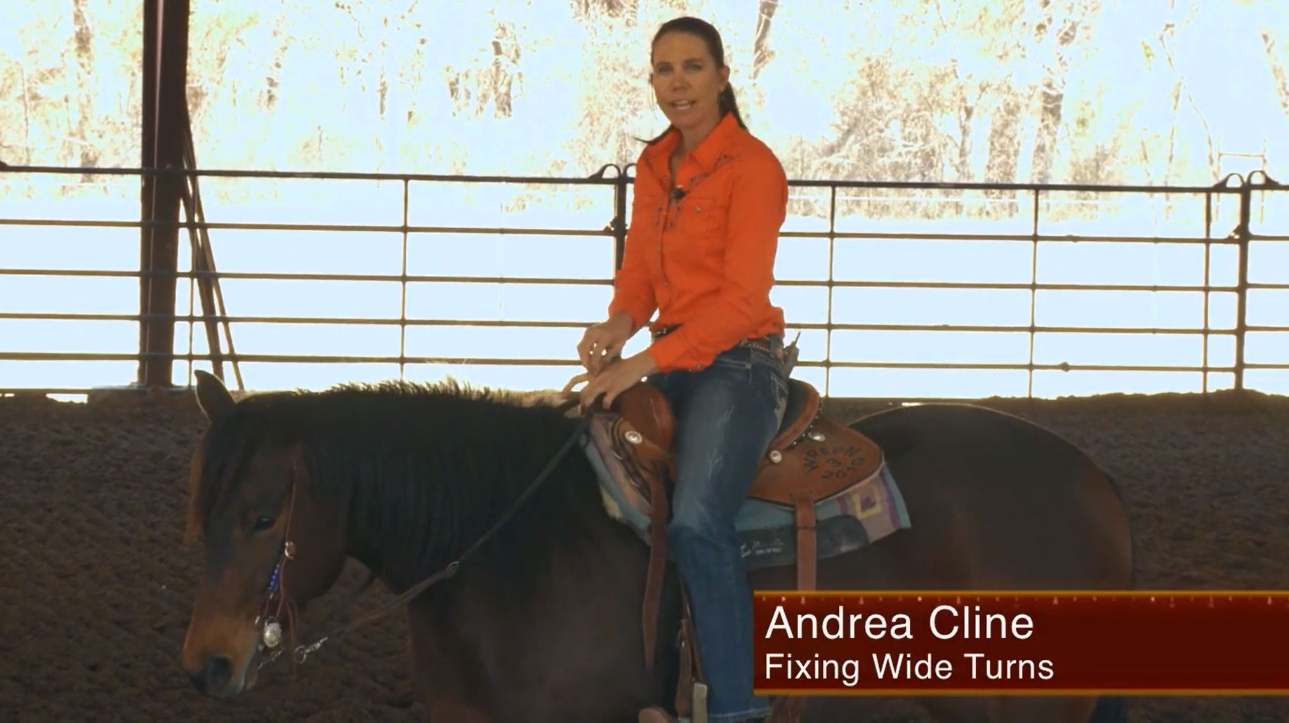Andrea Cline fixing wide turns