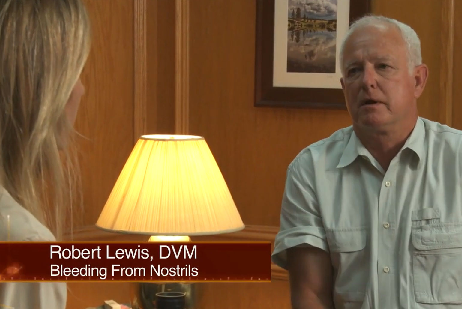 Dr. Lewis Bleeding from Nostrils