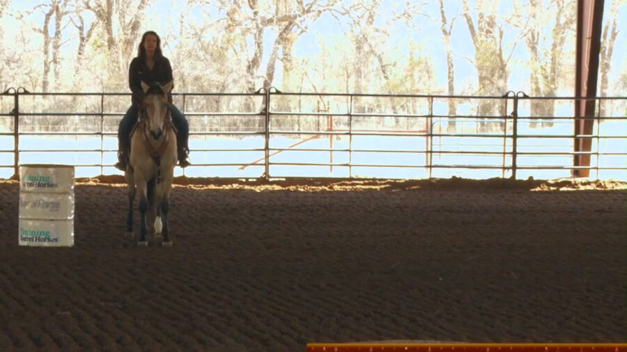 Heather Heath approach to the second barrel