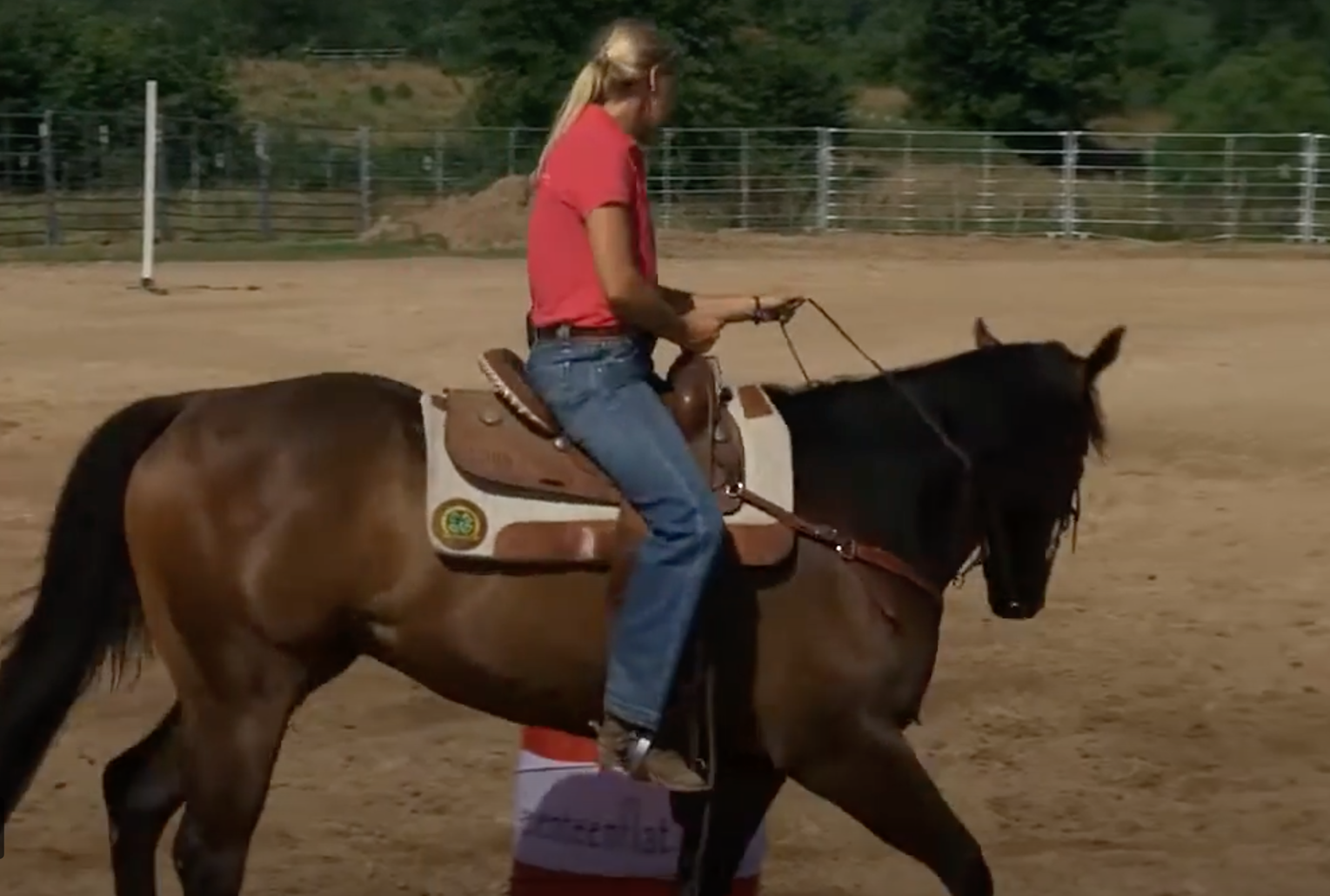 Janna Beam Brown positioning going into turns