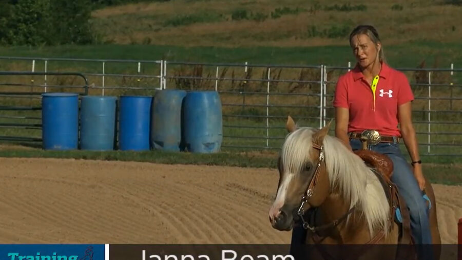 Janna Beam leaving the barrels properly