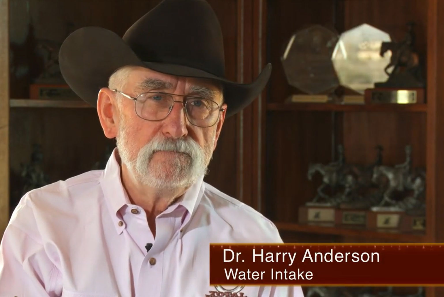Dr, Anderson water intake