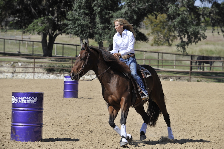 Charmayne james demonstrating how to use the correct lead