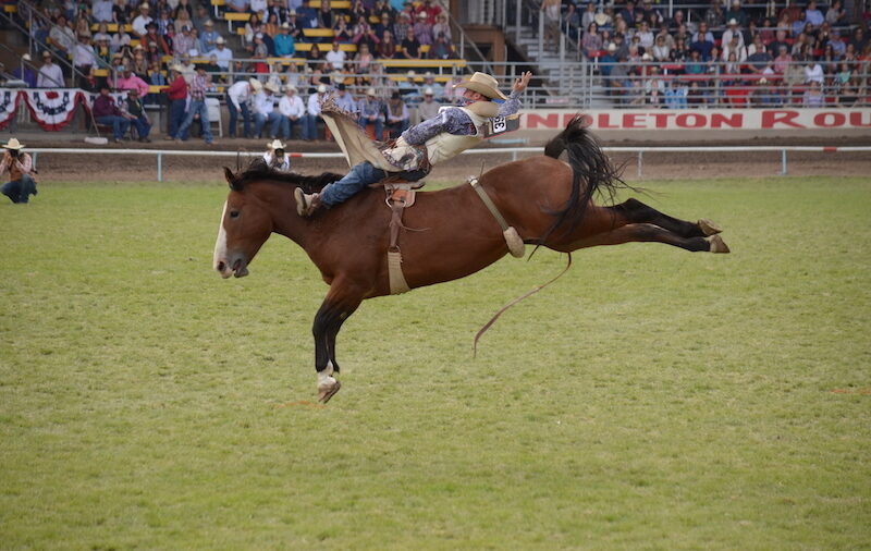 JR Vezain at Pendleton Roundup