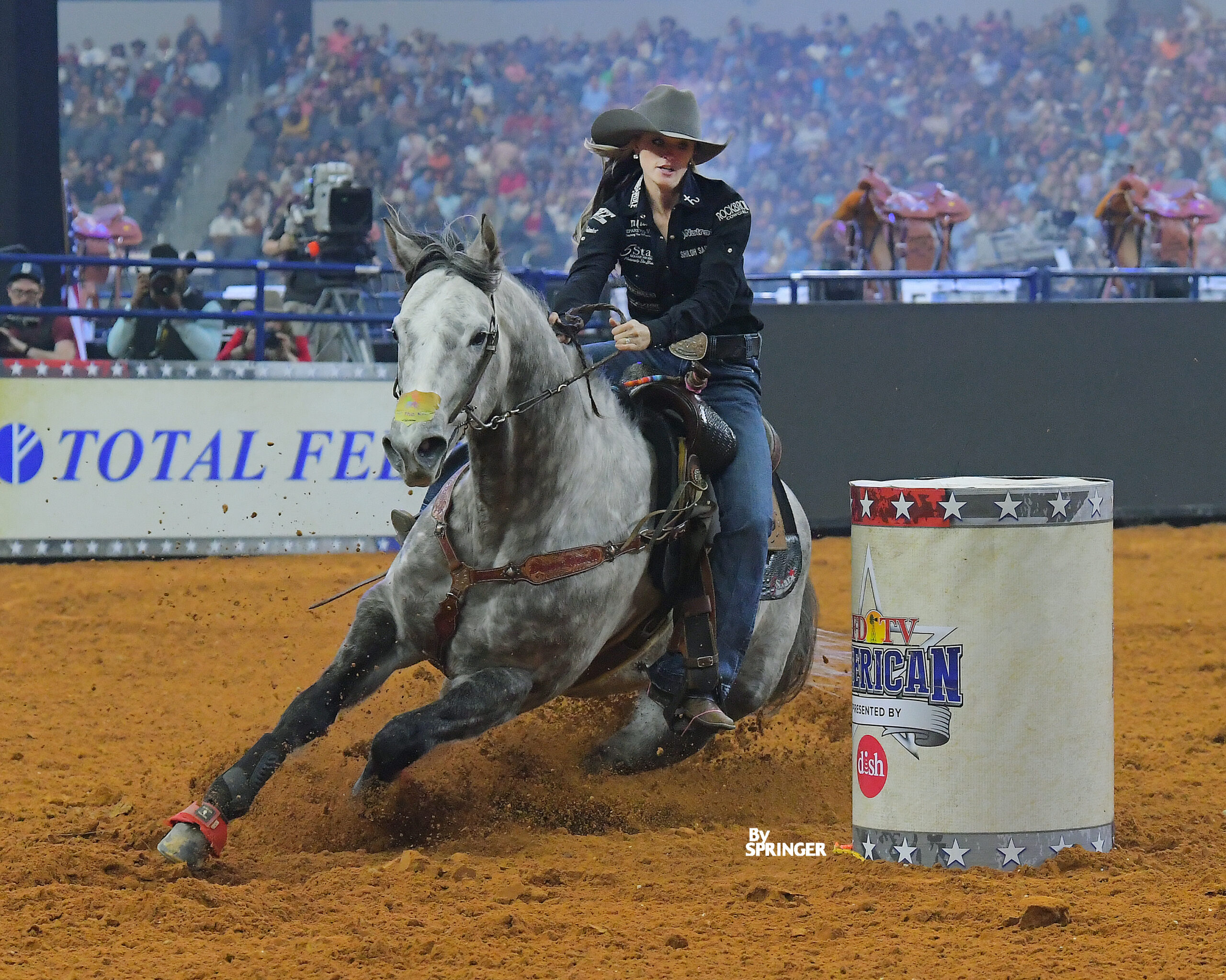 Stevi Hillman turning barrel