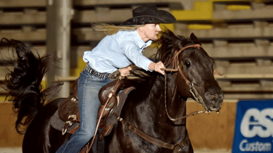 Wenda Johnson and Dreams First Flash running home