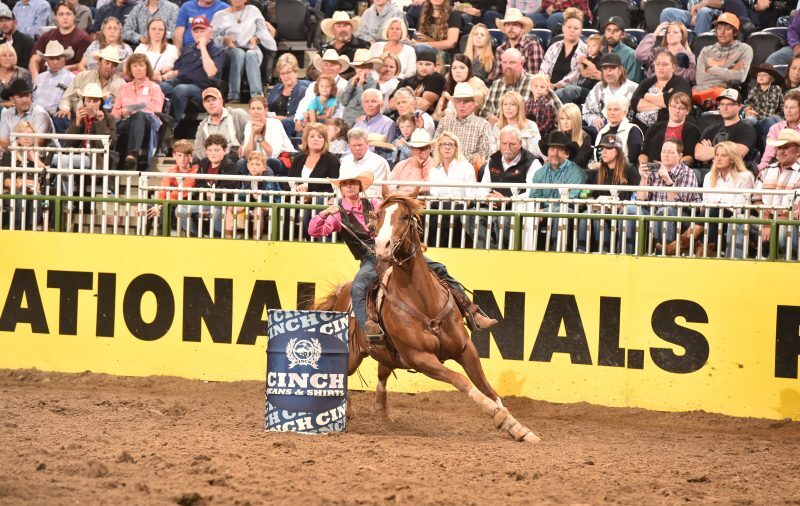 Kenzie McNeill and Jitterbugz turning the barrel