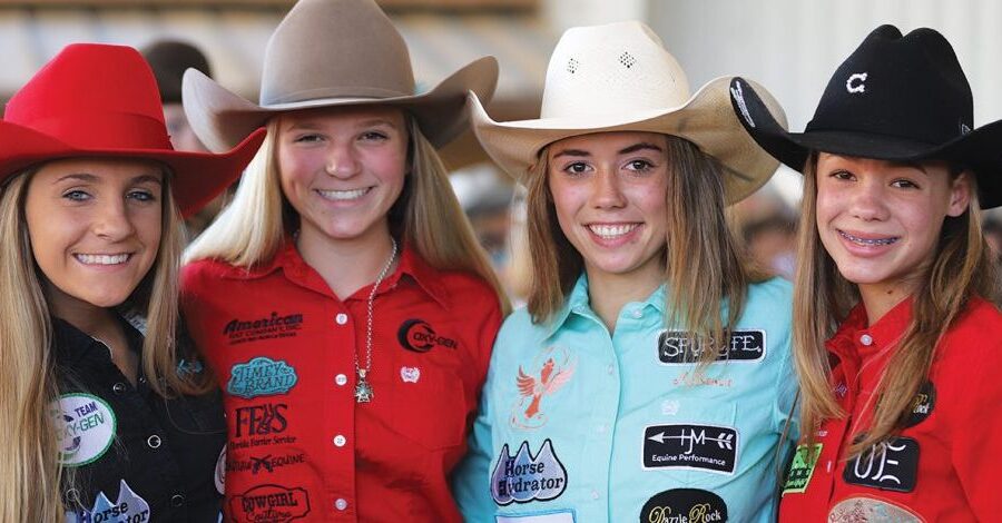 girls at 2019 NBHA Youth World Show