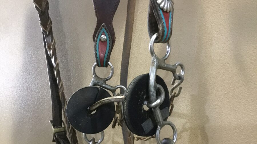 Jordon Briggs square lifter bit hanging on bridle
