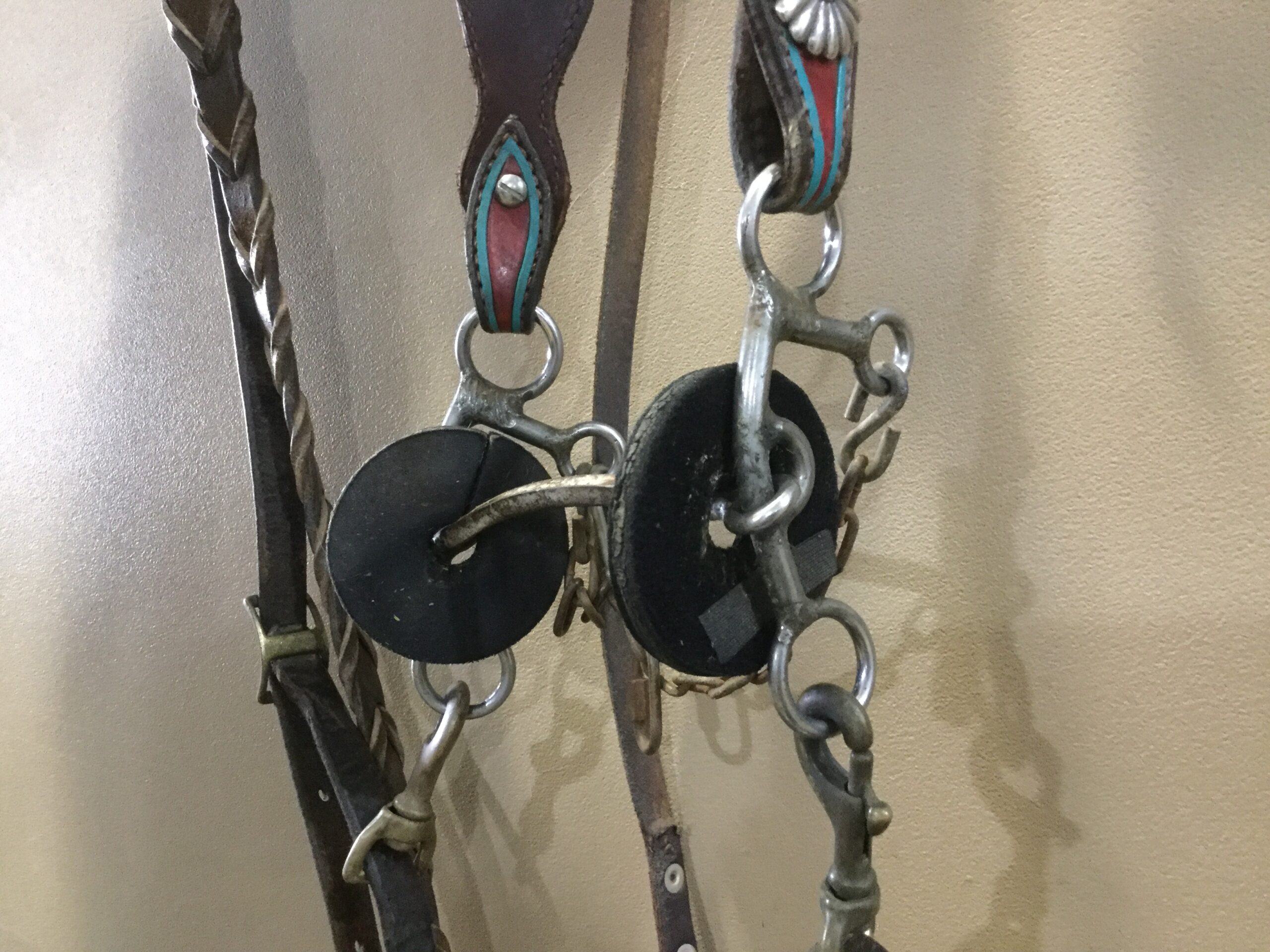 Jordon Briggs square lifter bit hanging on bridle