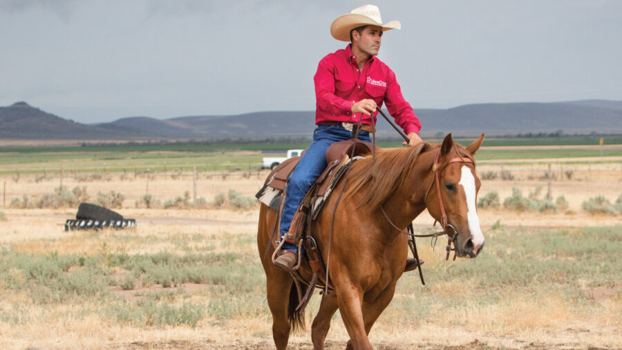 Brady Weaver focuses on the basics of foot placement and balance.