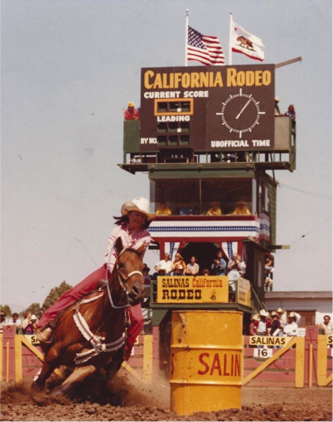 Martha Josey at the California Salinas Rodeo