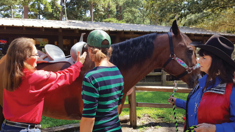 How to check saddle fit.