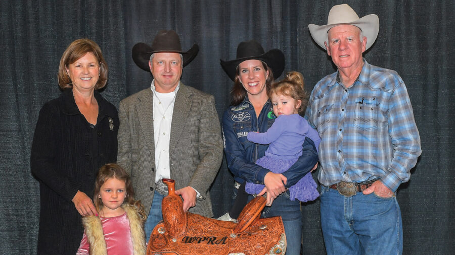 World Champion Nellie Miller with her family