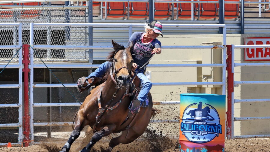 Kristi Youngblood turns the barrel at the WCBRA California Cup