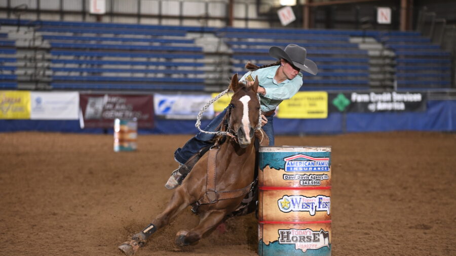 McKenzie Jendersee turns a barrel on Share The Fame