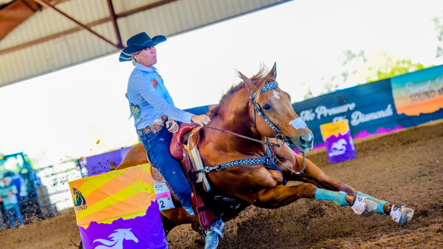 Lindsay Schulz turns barrel at Xtreme Mini Million