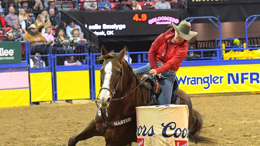 Leslie Smalygo turns second barrel