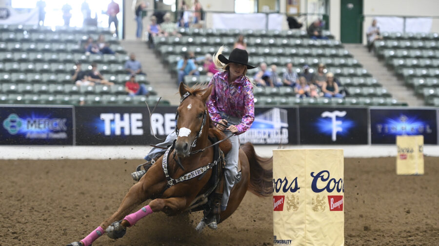 Ruby Lightfoot and Mister Cash Flo turn second barrel at Patriot Reno