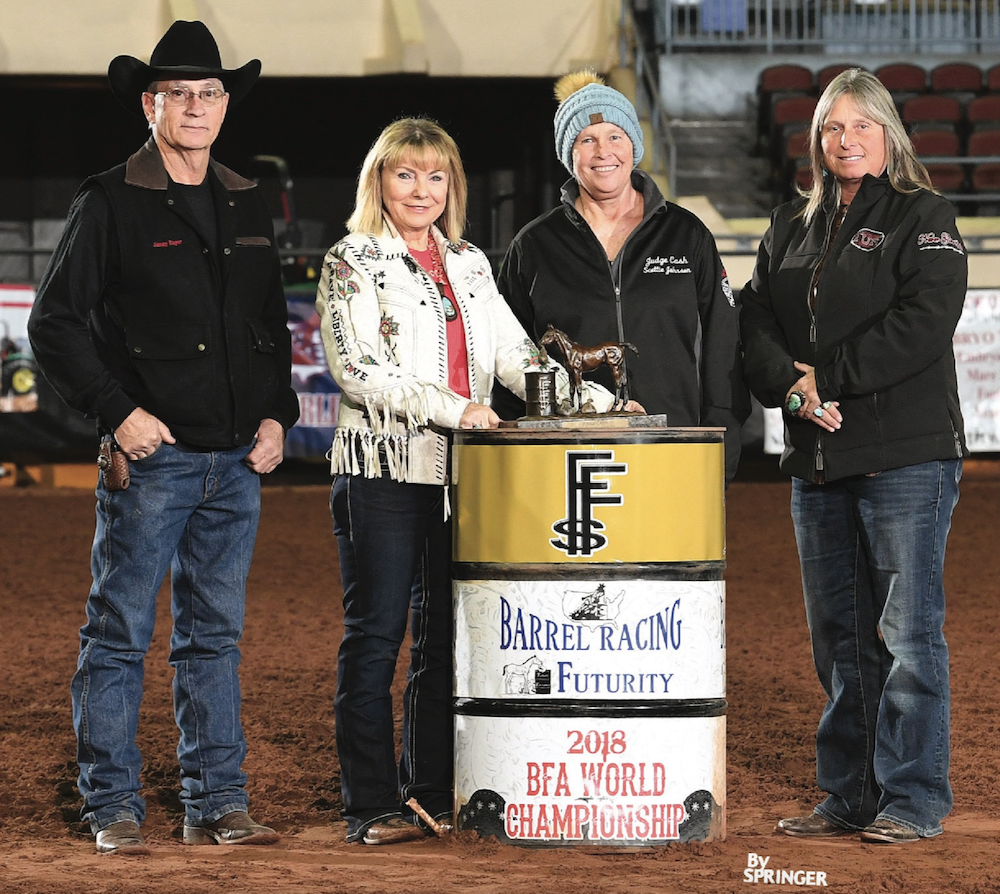 From Olympic hopeful to Thoroughbred jockey, stallion owner Scottie Johnson took an unlikely path to her involvement in barrel racing.