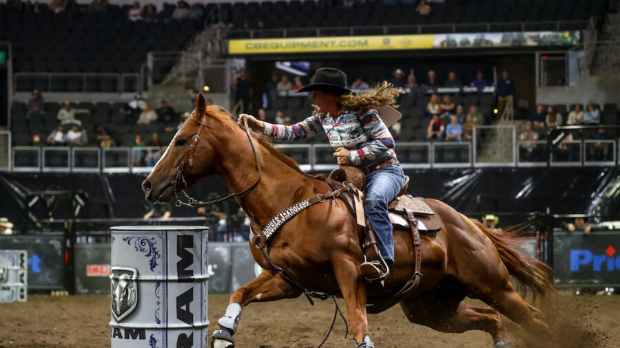 Brittany Tonozzi turns first barrel