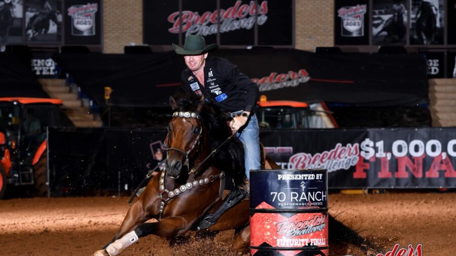 DaCota Monk turns second barrel