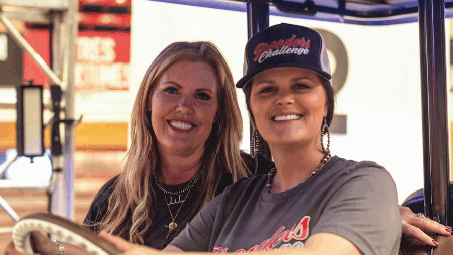 Jade Ford and Lainie Whitmire at Breeders Challenge