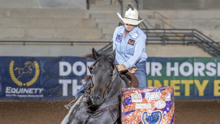 Kristin Hanchey turns second barrel
