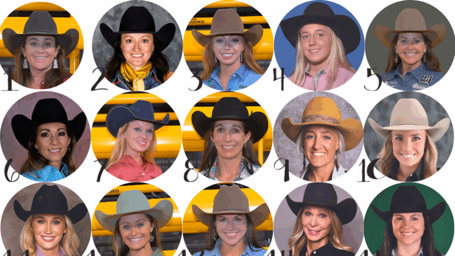 2023 WPRA top 15 barrel racers