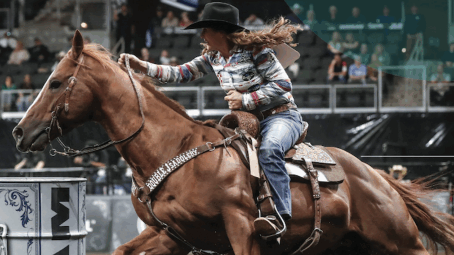 Brittany Tonozzi and SR Industry Titan at 2023 CINCH Governor's Cup