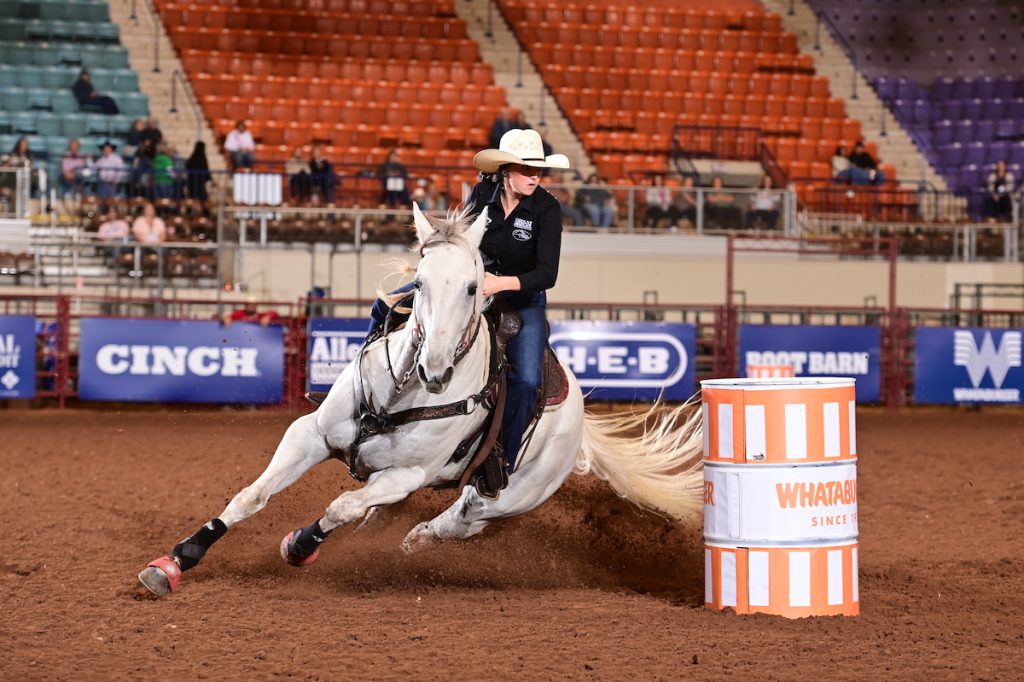 Ashley Castleberry at Texas Circuit Finals Rodeo