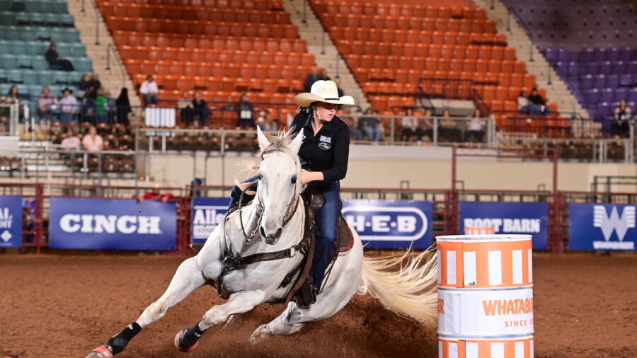 Ashley Castleberry at Texas Circuit Finals Rodeo