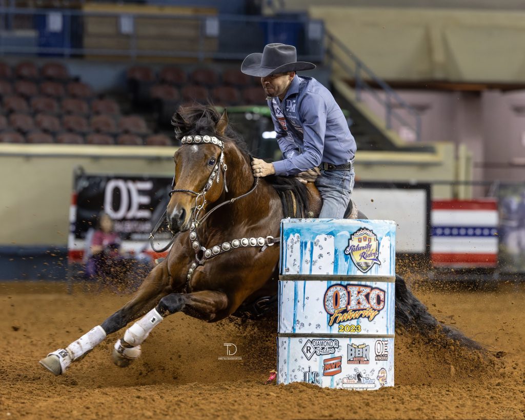 DaCota Monk turns second barrel