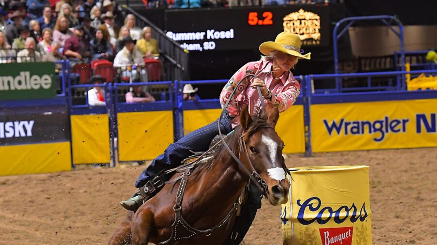 Summer Kosel turns second barrel