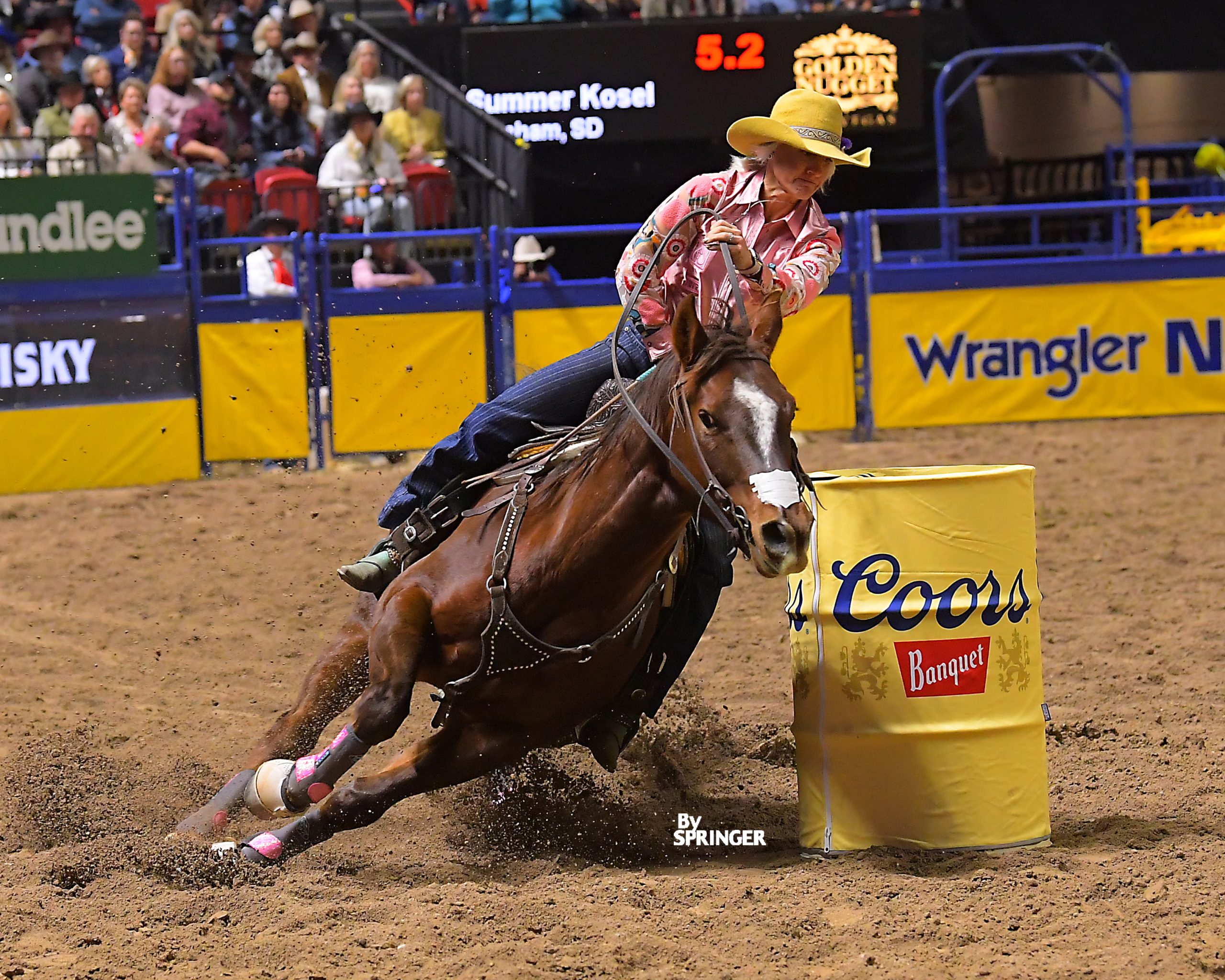 Summer Kosel turns second barrel