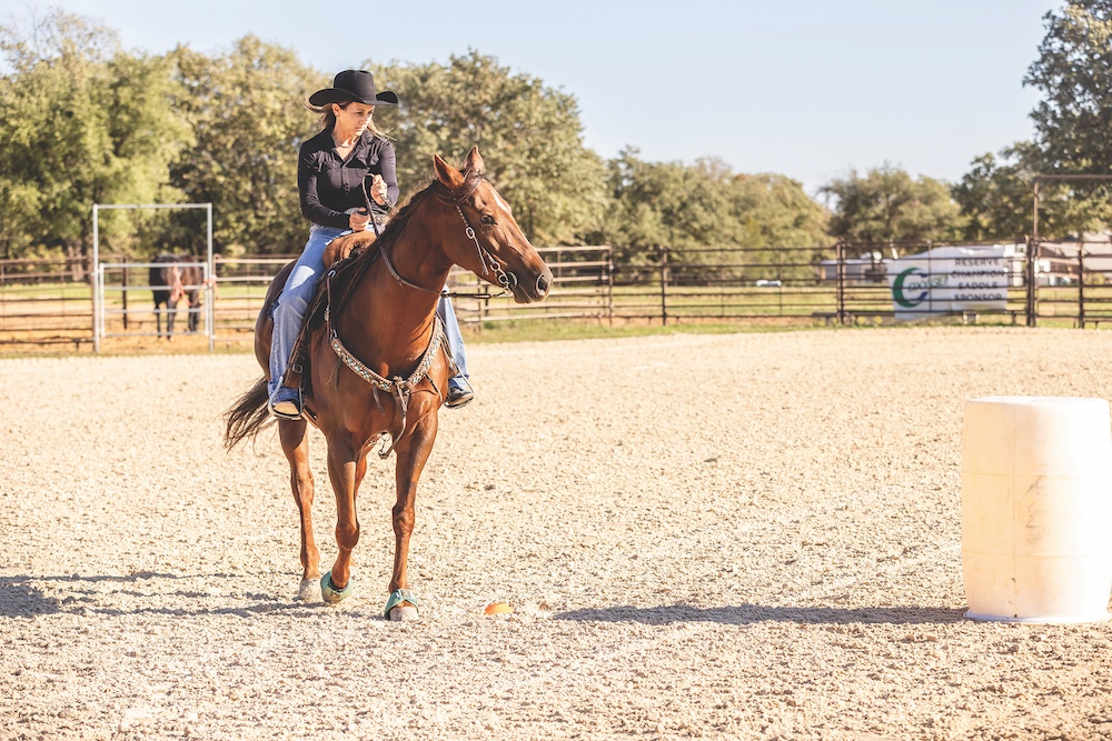 Help your horse through the pattern by bringing awareness to your own body position with tips from trainer Kari Brough.