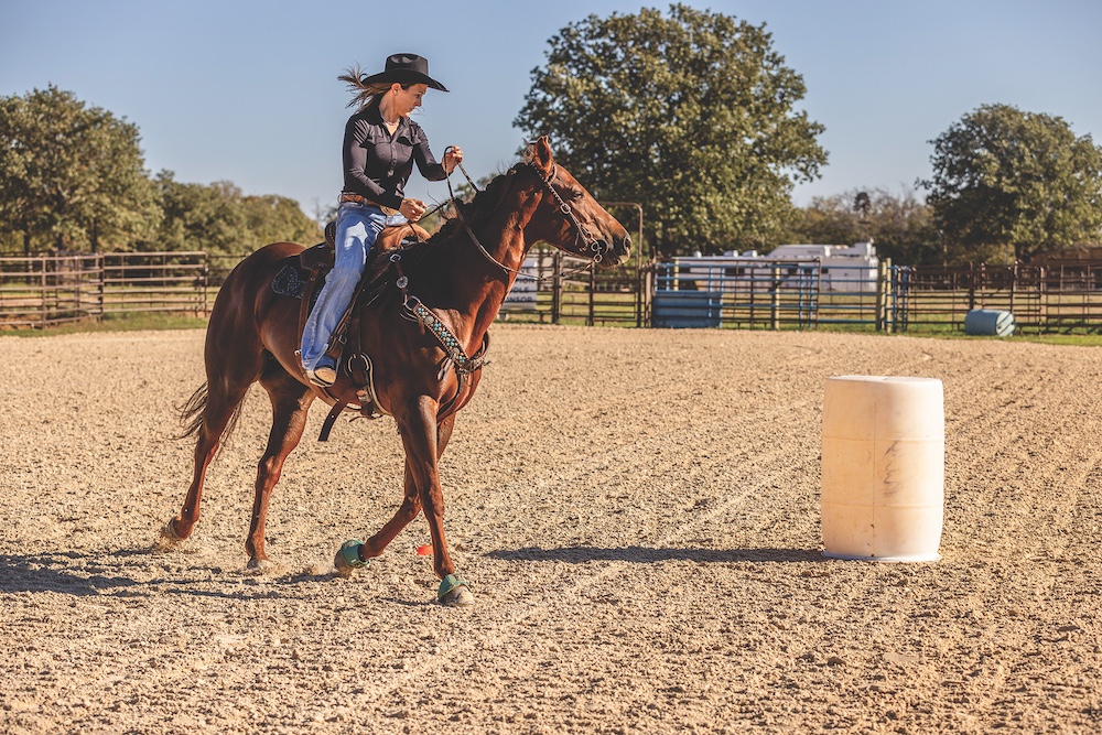 Help your horse through the pattern by bringing awareness to your own body position with tips from trainer Kari Brough.