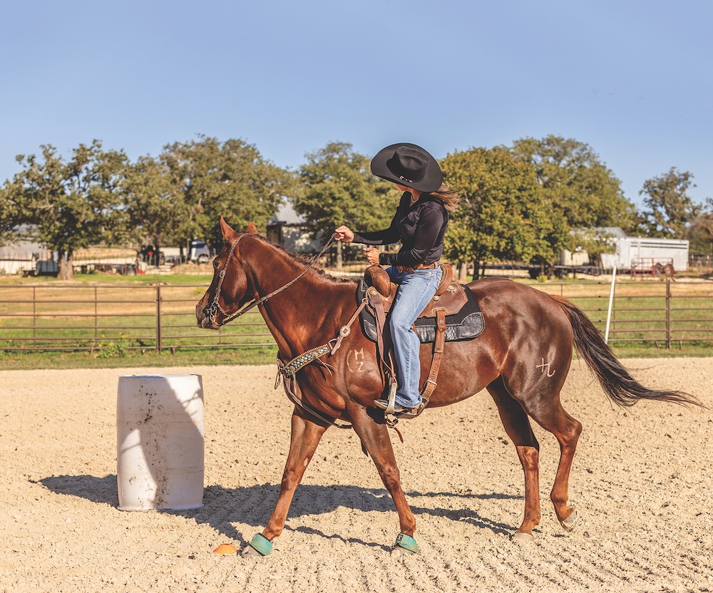 Help your horse through the pattern by bringing awareness to your own body position with tips from trainer Kari Brough.