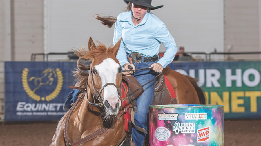 Merrill Hodges turns the second barrel
