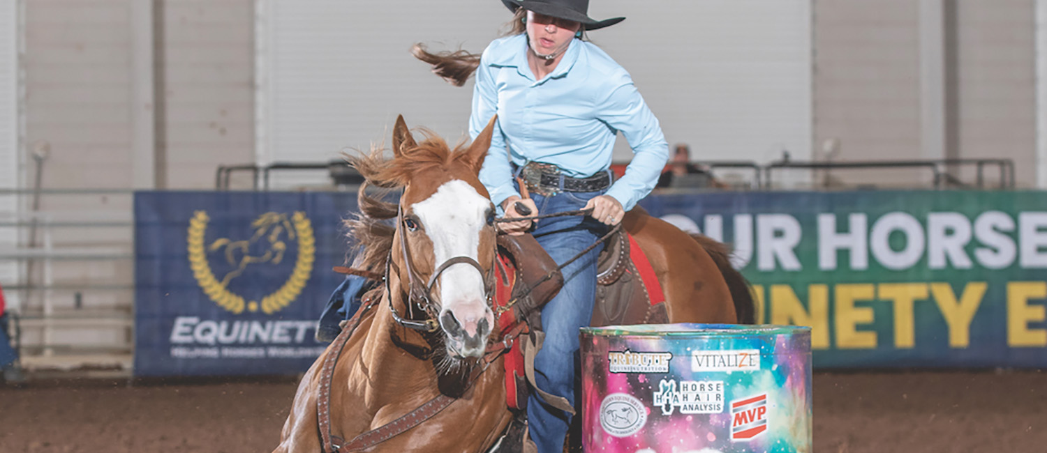Merrill Hodges turns the second barrel