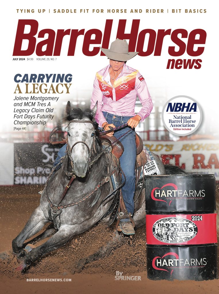 Barrel Horse News July Cover Image