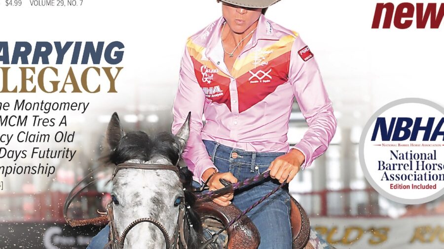 Barrel Horse News, Cover image